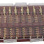 Juego rifle cepillo 13 pzas bronce limpieza armas