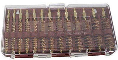 Juego rifle cepillo 13 pzas bronce limpieza armas