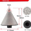 Broca biseladora diamante 3" para azulejos granito
