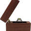 Caja anillo madera maciza grande rojo para boda