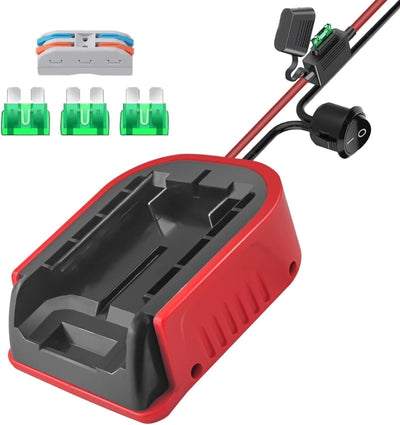 Adaptador batería Bauer 20V con interruptor