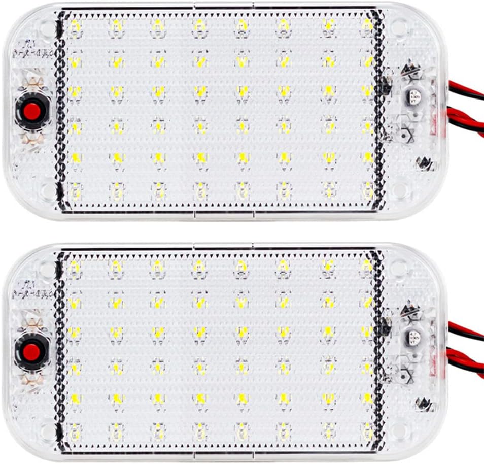 Luces LED 12V RV con interruptor 5W 500LM pack 2