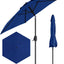 Sombrilla patio al aire libre 7.5ft color azul marino