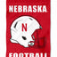 Bandera jardín casco fútbol Nebraska Huskers