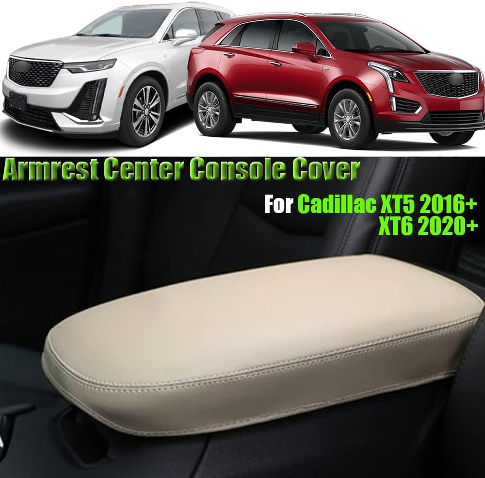 Funda reposabrazos Cadillac XT5 XT6 2016-2026 beige