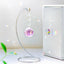 Atrapasoles cristal 1.575" soporte plateado