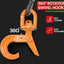 Cable cabrestante acero 3/8" x100ft con gancho 14400lb