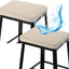 Cojines taburete 12x16" antiderrap con correas