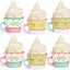 Set 24 Envoltorios Cupcakes Dorados para Fiesta Té y Cumpleaños