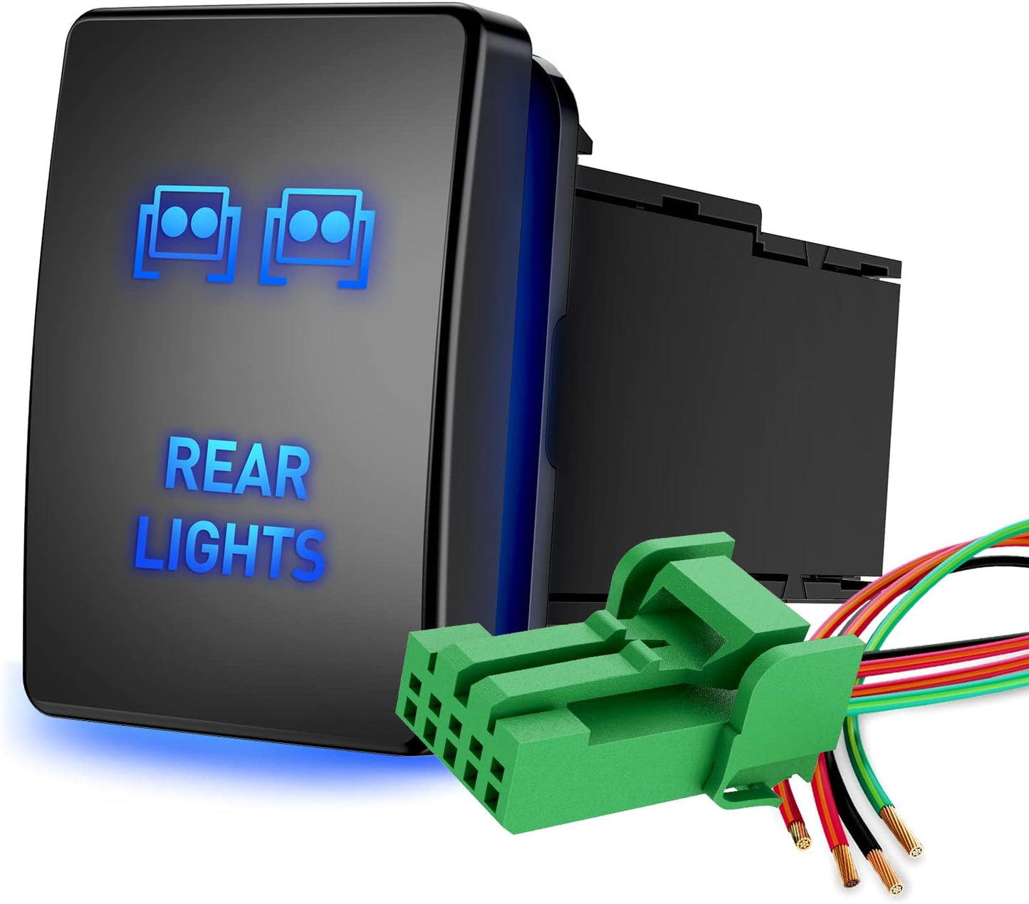 Interruptor luces traseras 12V con kit cable Toyota Sequoia