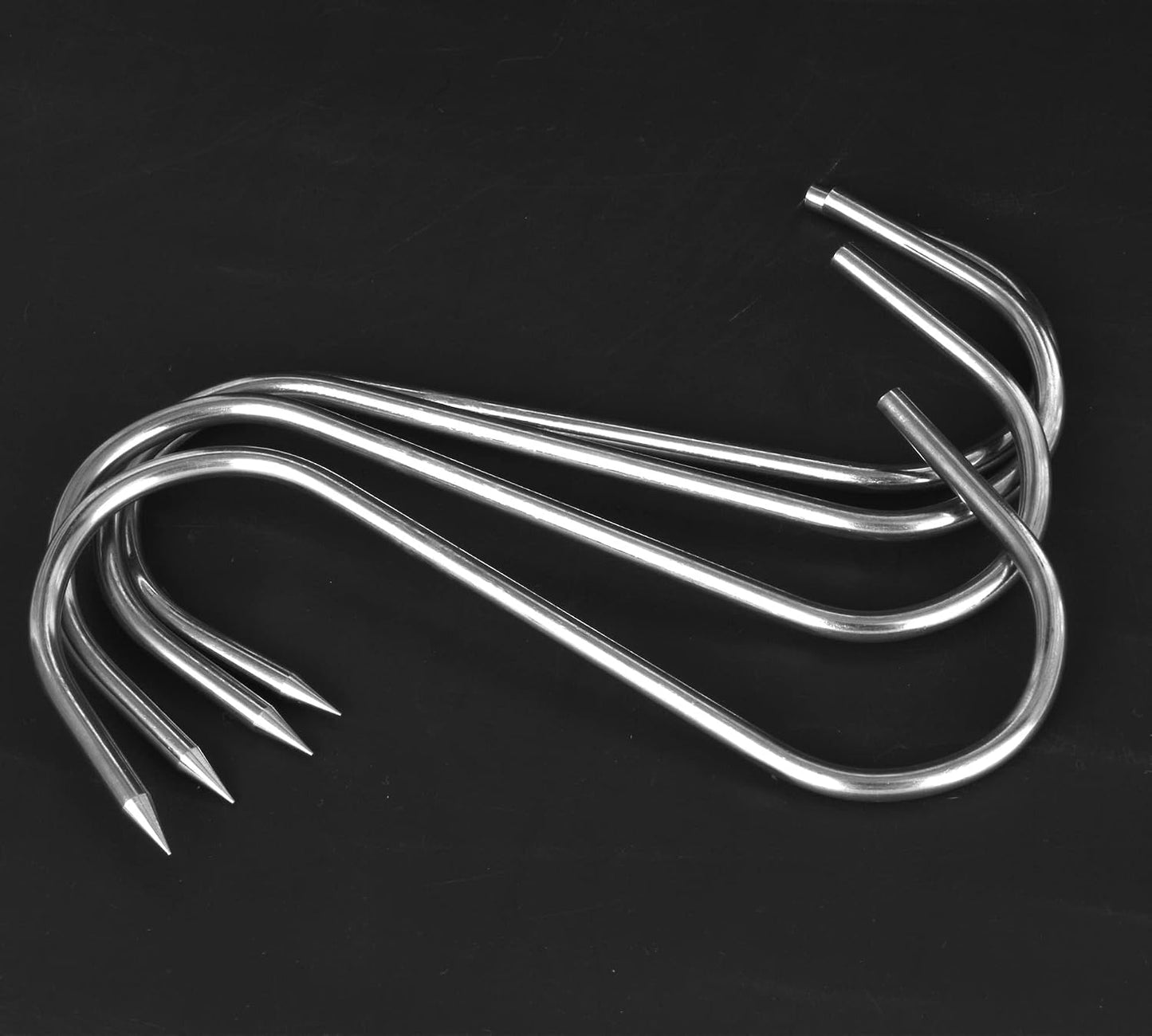 Ganchos carne acero inox 5" 0.157"