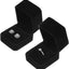 Caja terciopelo para aretes regalo boda negro