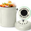 Contenedor compost acero inox 1.5gal con filtro carbón