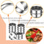 16 Pzas Anillos Muffin 4pulg Acero Inox Doble Borde