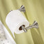 Soporte papel higiénico giratorio doble poste níquel