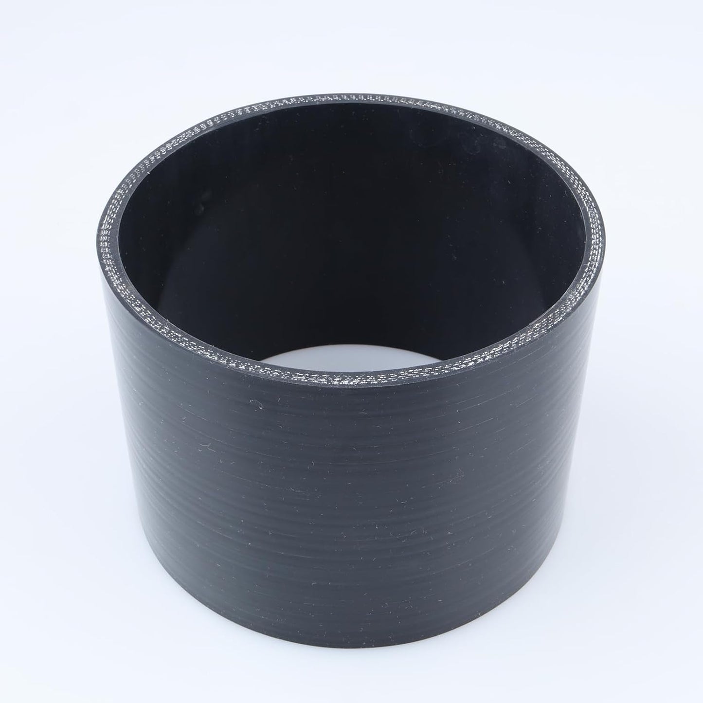 Acoplador recto 5" manguera silicona automotriz negro