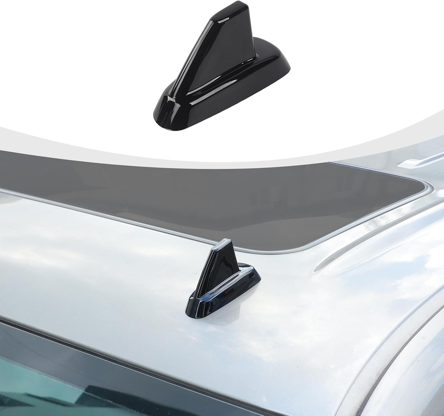 Cubierta antena Shark Fin para Chevy Silverado 07-13 negro