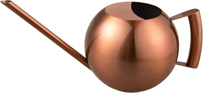 Regadera acero inox 45oz forma cuenco pescado color cobre