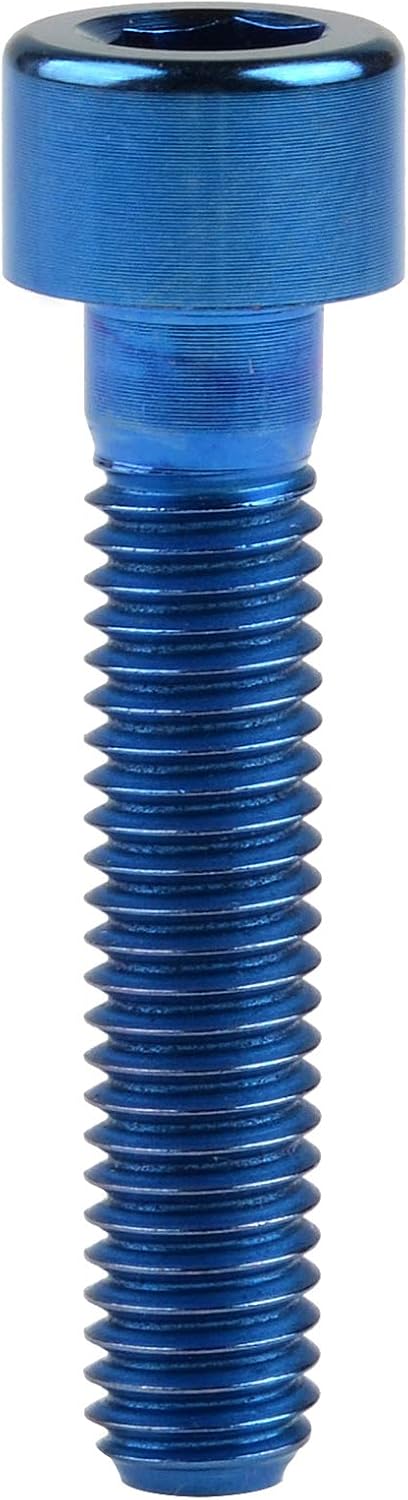Tornillos Allen hex M6x30mm azul pack 4