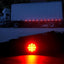 20 Luces LED 2.5pulg y 13 Luces Rojas Redondas Remolque