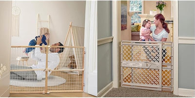 Puerta bebé malla alambre ancha 29.5-50" Supergate Ergo