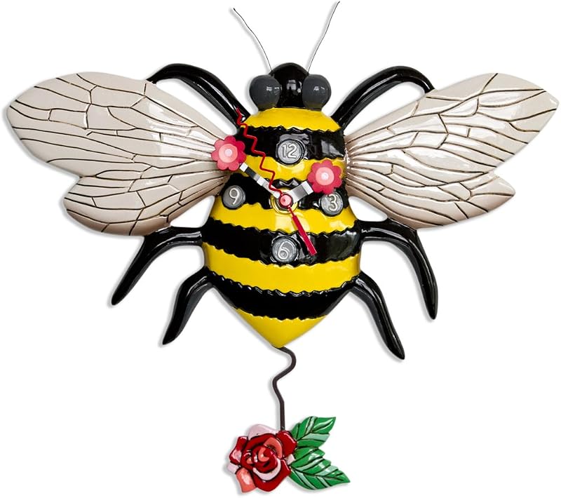Reloj pared péndulo abeja caprichosa Buzz