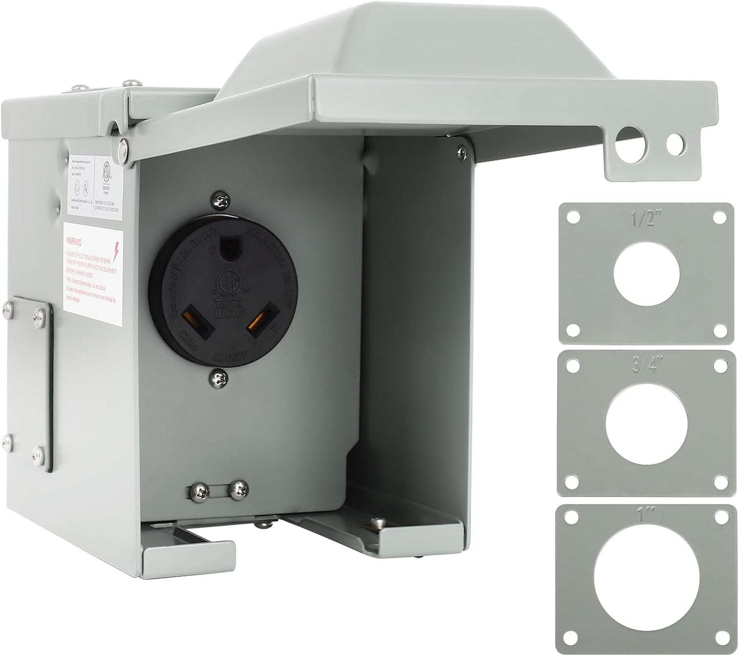 Caja toma corriente NEMA TT-30R RV 30A 125V ETL