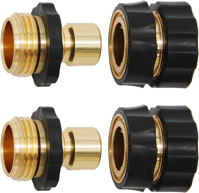 Accesorios conector rápido manguera 3/4pulg juego macho y hembra