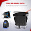 Kit arnés cable LED 12V 5 pines interruptor impermeable
