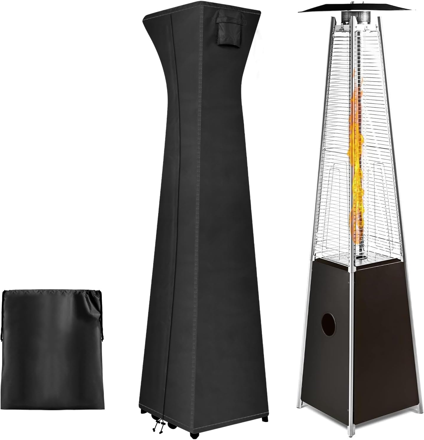 Fundas impermeables calentador patio con cremallera resistente