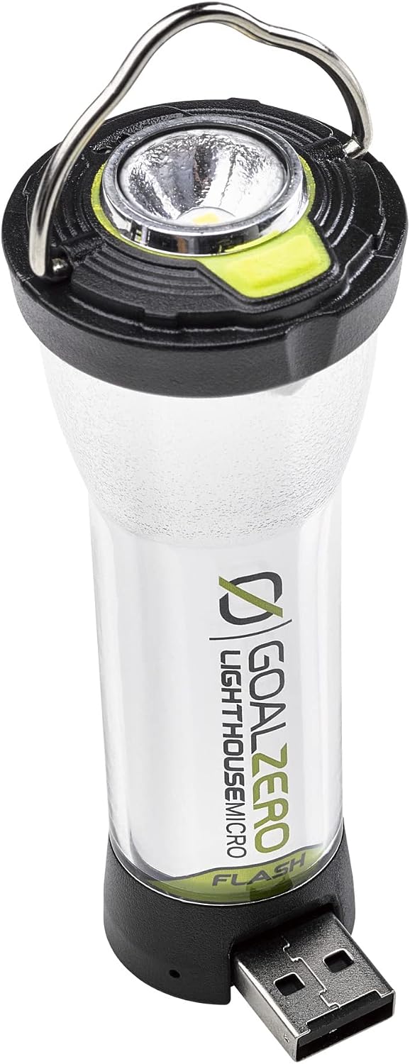 Linterna Lighthouse Micro Flash recargable USB uso emergencia