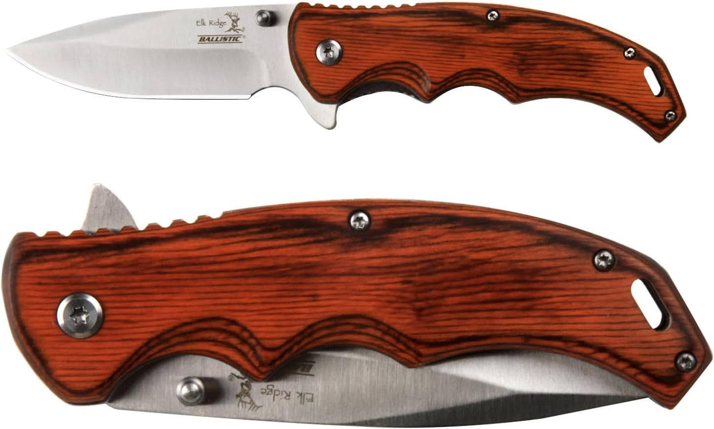 Cuchillo plegable 3.5" trébol 4 hojas con clip