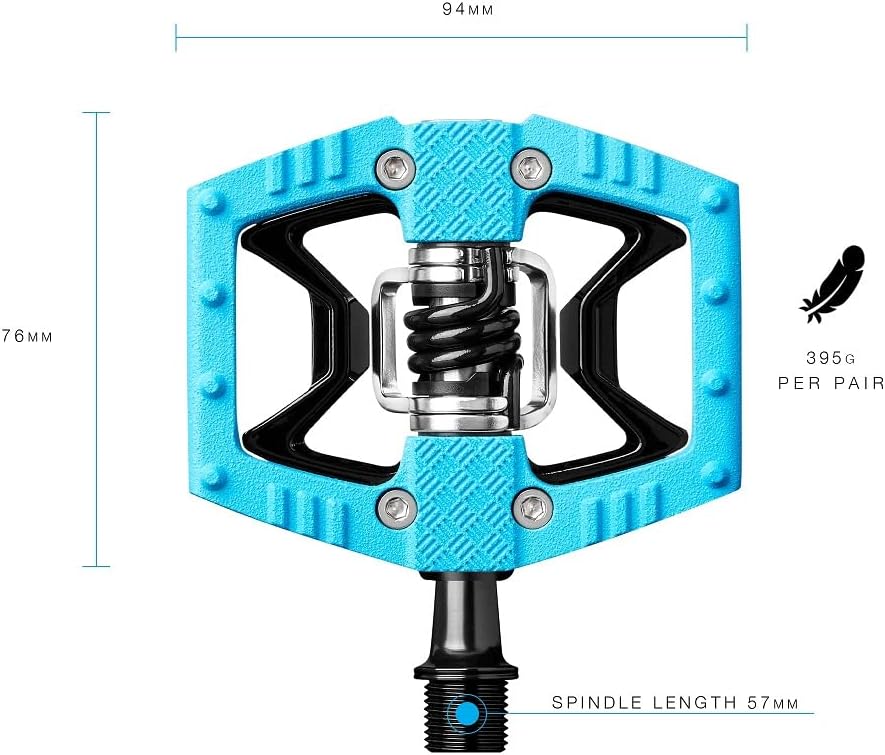 Pedal híbrido bicicleta ciudad con clip y rodamientos