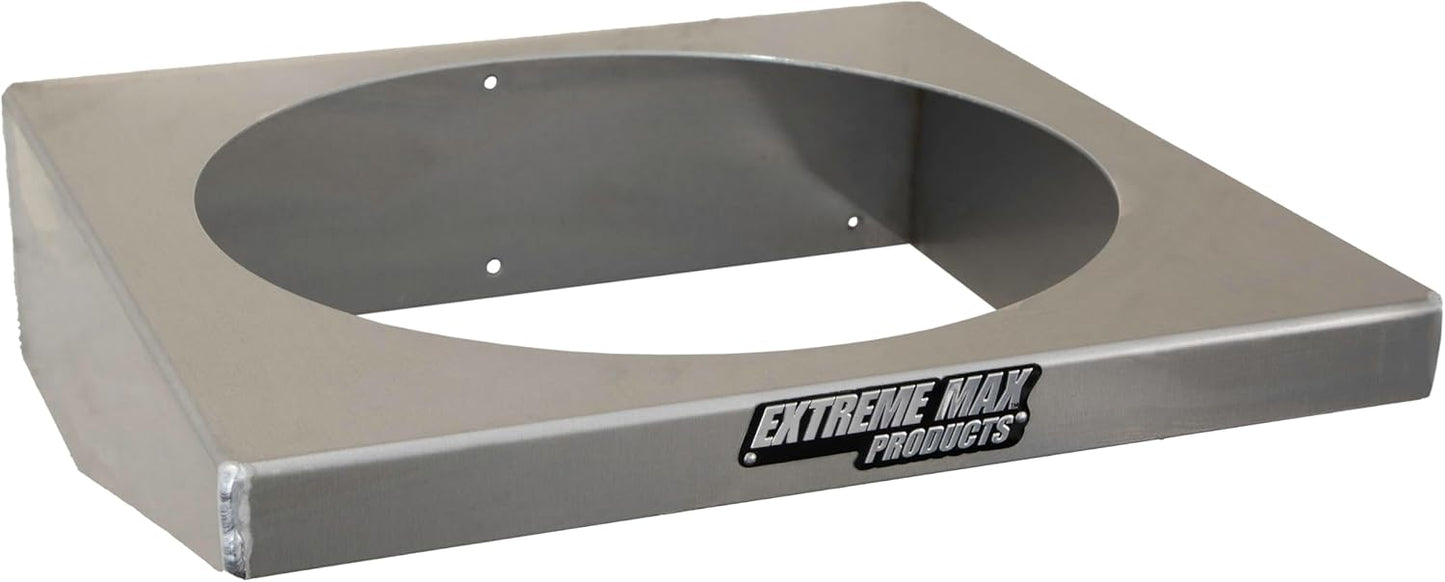 Soporte cubo aluminio 5gal para remolque tienda garaje plata