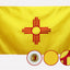 Bandera NM doble cara 3x5 estrella bordada nailon 210D