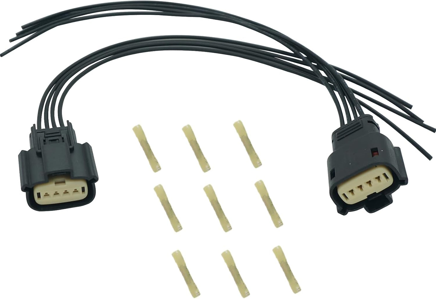 2 Pzas Conector Faros HID 4 Pines Comp Ford Escape Taurus