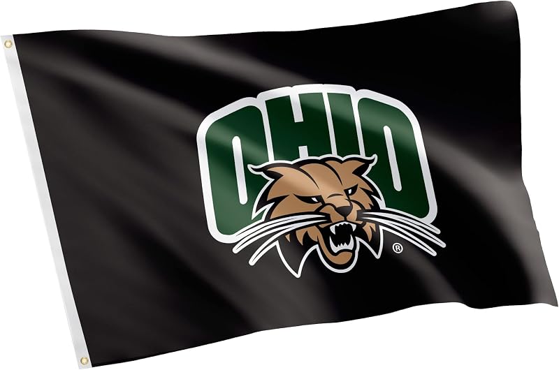 Bandera Ohio University 3x5ft tela poliéster duradera