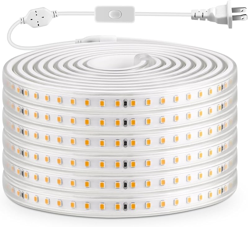Tira luces LED impermeable 1200 LED 6500K para jardín patio