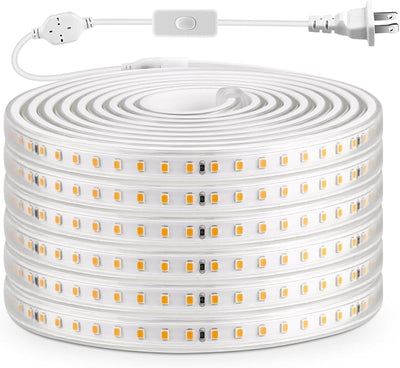 Tira luces LED impermeable 1200 LED 6500K para jardín patio