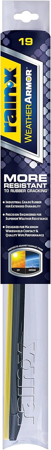 Limpiaparabrisas 19pulg WeatherArmor pack 1 goma sintética