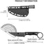Cuchillo fijo 7.8pulg acero 8cr13mov mango antiderrap
