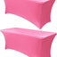 Mantel elastano 8ft para mesas plegables paquete 2 ajustables