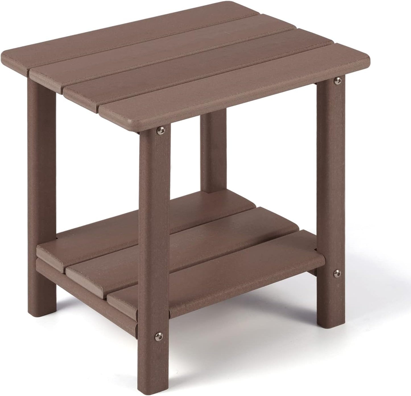 Mesa auxiliar Adirondack 2 niveles 16.5" para patio