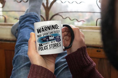 Taza divertida para oficiales de policía 11oz