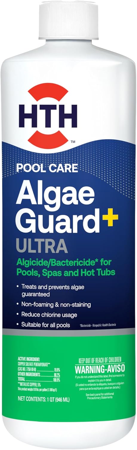 Químico para piscina elimina algas 32oz