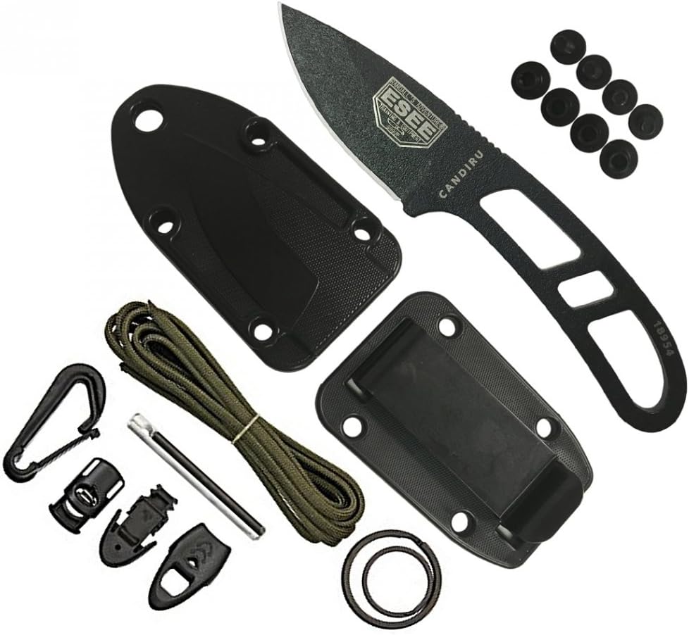 Cuchillo supervivencia CAN-B-KIT-E con funda placa clip