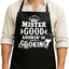 Delantal cocina negro con bolsillos para hombre chef