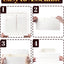 Caja pastel 12x12x8 con ventana y 4 tablas redondas