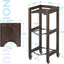 Soporte jarra agua 5gal madera natural 4 ruedas