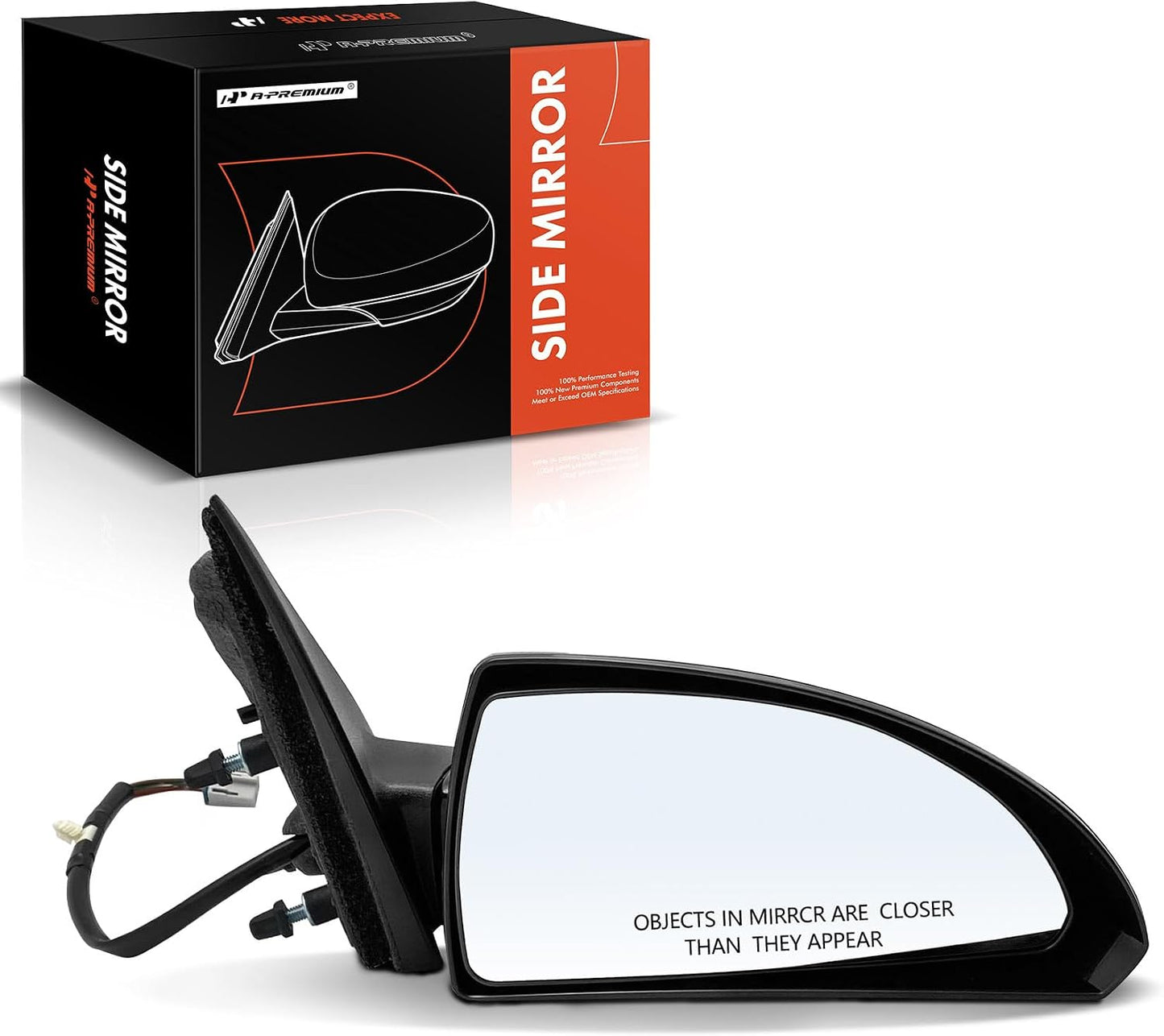 Espejo retrovisor Chevy Impala 09-16 negro no plegable